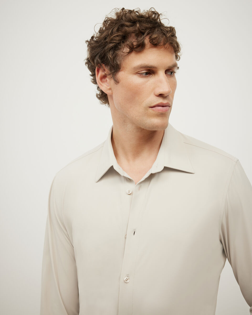 Slim Travel Shirt, Natural, hi-res